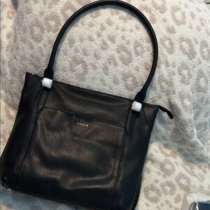 Lodis Classic Black Shoulder Bag